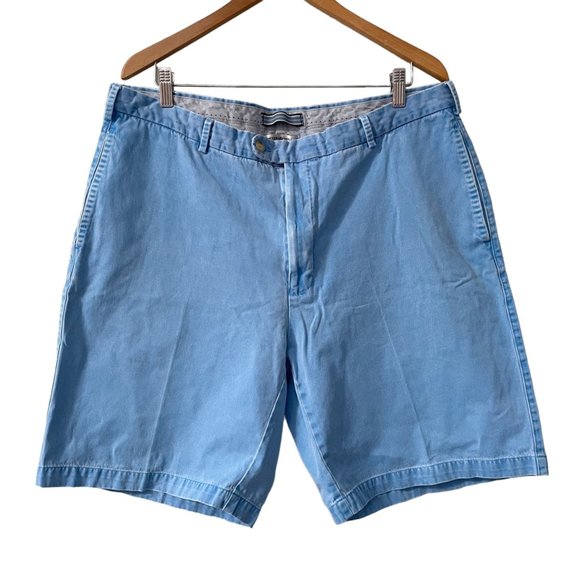 Peter Millar Shorts Peter Millar Light Blue Chino Golf Shorts Mens